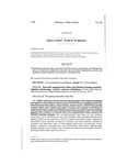 Concerning Increasing the Availability of Supplemental Online Education Resources, and, in Connection Therewith, Creating the Statewide Supplemental Online and Blended Learning Program and Making an Appropriation.