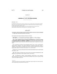 Concerning a Process for Repayment of Certain Criminal Monetary Amounts Ordered by the Court to be Paid Following Conviction.