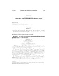 Concerning the Nonsubstantive Relocation of the Laws Related to Public Establishments from Title 12, Colorado Revised Statutes, as Part of the Organizational Recodification of Title 12.