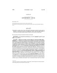 Concerning Clarification of the Applicability Provisions of Recent Legislation to Promote an Equitable Financial Contribution Among Affected Public Bodies in Connection with Urban Redevelopment Projects Allocating Tax Revenues.