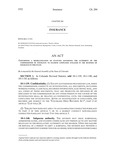 Concerning a Reorganization of Statutes Governing the Authority of the Commissioner of Insurance to Examine Companies Engaged in the Business of Insurance in this State.