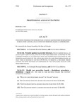 Concerning the Resolution of Disciplinary Actions by Agencies within the Department of Regulatory Agencies, and, in Connection Therewith, Making an Appropriation.