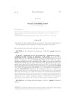 Concerning the Ability of Operators of Sand and Gravel Mines to Use Water Incidental to Sand and Gravel Mining Operations to Mitigate the Impacts of Mining.