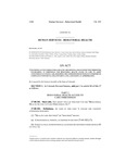 Concerning Access to Behavioral Health Care Services, and, in Connection Therewith, Establishing an Ombudsman for Behavioral Health Access to Care to Assist Consumers in Accessing Care, Requiring the Commissioner of Insurance to Report on Compliance with Mental Health Parity Laws, and Making an Appropriation.