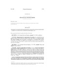 Concerning an Exemption from the Requirement to Register a Security if the Security Is Subject to a Notice Filing as Permitted Under Federal Law.