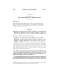 Concerning a Task Force on the Transition of Persons with Intellectual and Developmental Disabilities from Educational Services to Home- and Community-Based Services, and, in Connection Therewith, Making an Appropriation.