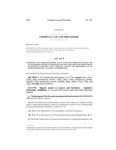 Concerning Civil Forfeiture Reform, and, in Connection Therewith, Changing the Entity Required to Report on Forfeitures, Expanding the Scope of the Forfeitures to Be Reported, Establishing Grant Programs, Changing the Disbursement of Net Forfeiture Proceeds, and Making an Appropriation.