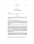 Concerning an Update to Statutory Language Authorizing the Department of Natural Resources to Receive Donations to be Credited to the Colorado Natural Resources Foundation Fund.