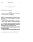 Concerning Certain Conforming Amendments Necessitated by the Transfer of Certain Programs to the Department of Human Services from the Department of Public Health and Environment Pursuant to House Bill 13–1117.