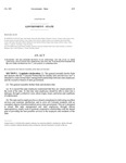 Concerning the Relationship Between State Employees and the State as Their Employer, and, in Connection Therewith, Creating the “Colorado Partnership for Quality Jobs and Services Act”, and Making an Appropriation.