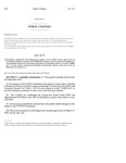 Concerning Assistance for Individuals Unable to Pay Their Utility Bills Due to Economic Hardship Caused by the COVID-19 Pandemic, and, in Connection Therewith, Transferring Money Received from the Federal Government Pursuant to the “CARES Act” to the Energy Outreach Colorado Low-Income Energy Assistance Fund to Provide Such Assistance.