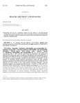 Concerning the Use of a Specified Amount of the Money in the Healthcare Affordability and Sustainability Fee Cash Fund to Offset General Fund Expenditures for the State Medical Assistance Program, and, in Connection Therewith, Making and Reducing Appropriations.