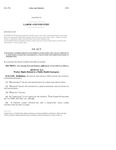 Concerning a Worker’s Rights in the Workplace for Conduct Related to a Principal’s Actions During a Public Health Emergency, and, in Connection Therewith, Making an Appropriation.