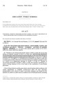 Concerning Consistent Procedures Between Schools and County Departments of Human Services Relating to Students in Out-of-Home Placement.