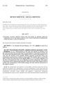 Concerning Allowing Adoptive Parents Who Are Parties to Adoption Assistance Agreements to Pay for Medical Services That Would Otherwise Be Reimbursable Under the Medical Assistance Program.